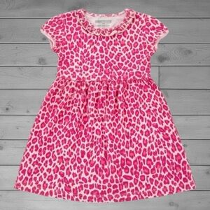 Pink Leopard Print Dress